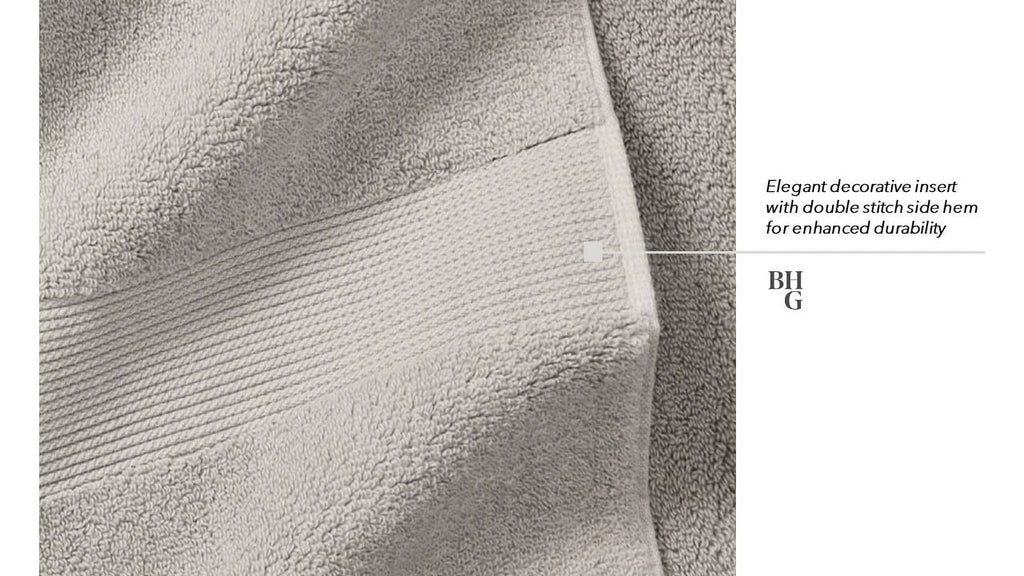 Better Homes & Gardens Signature Soft Solid Cotton 6 Piece Bath Towel Set,Green River