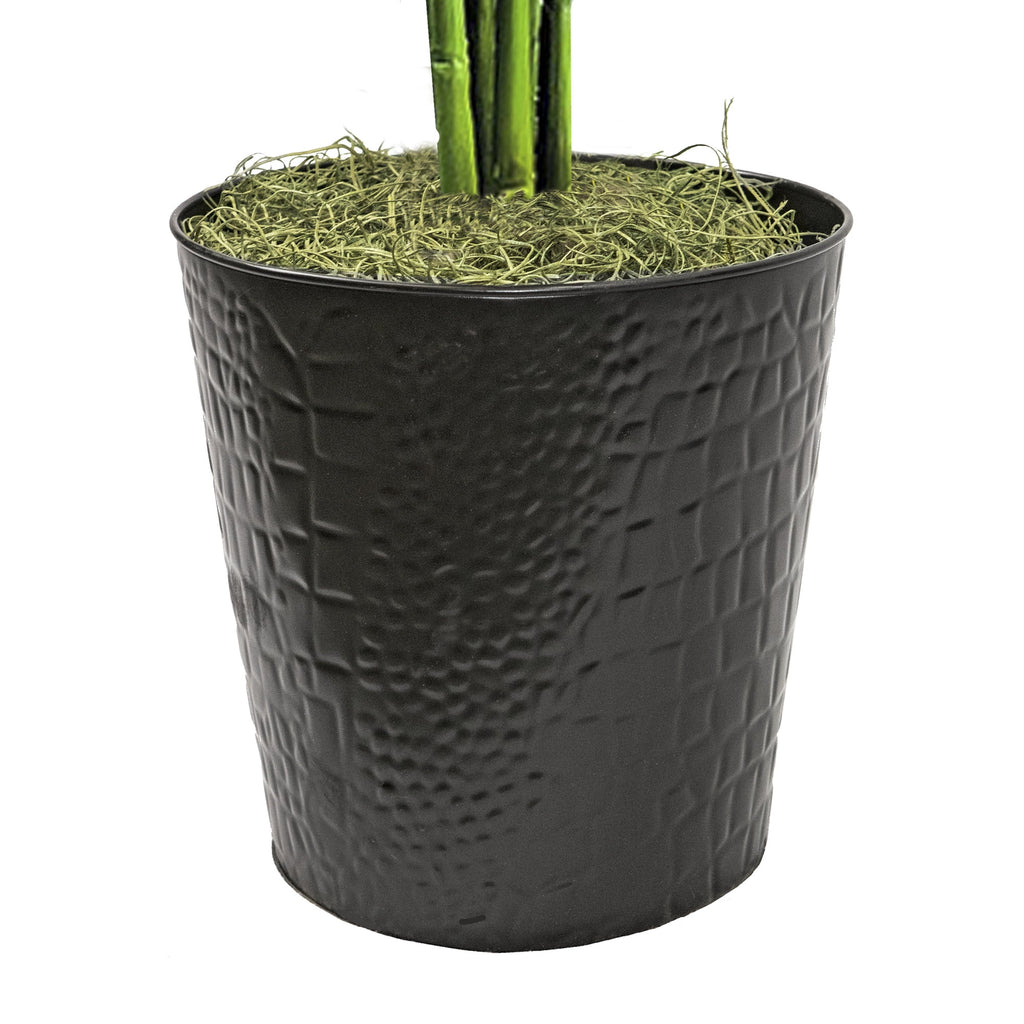 Mainstays Artificial Tree, Palm Tree, 6 ft, Round Metal Container