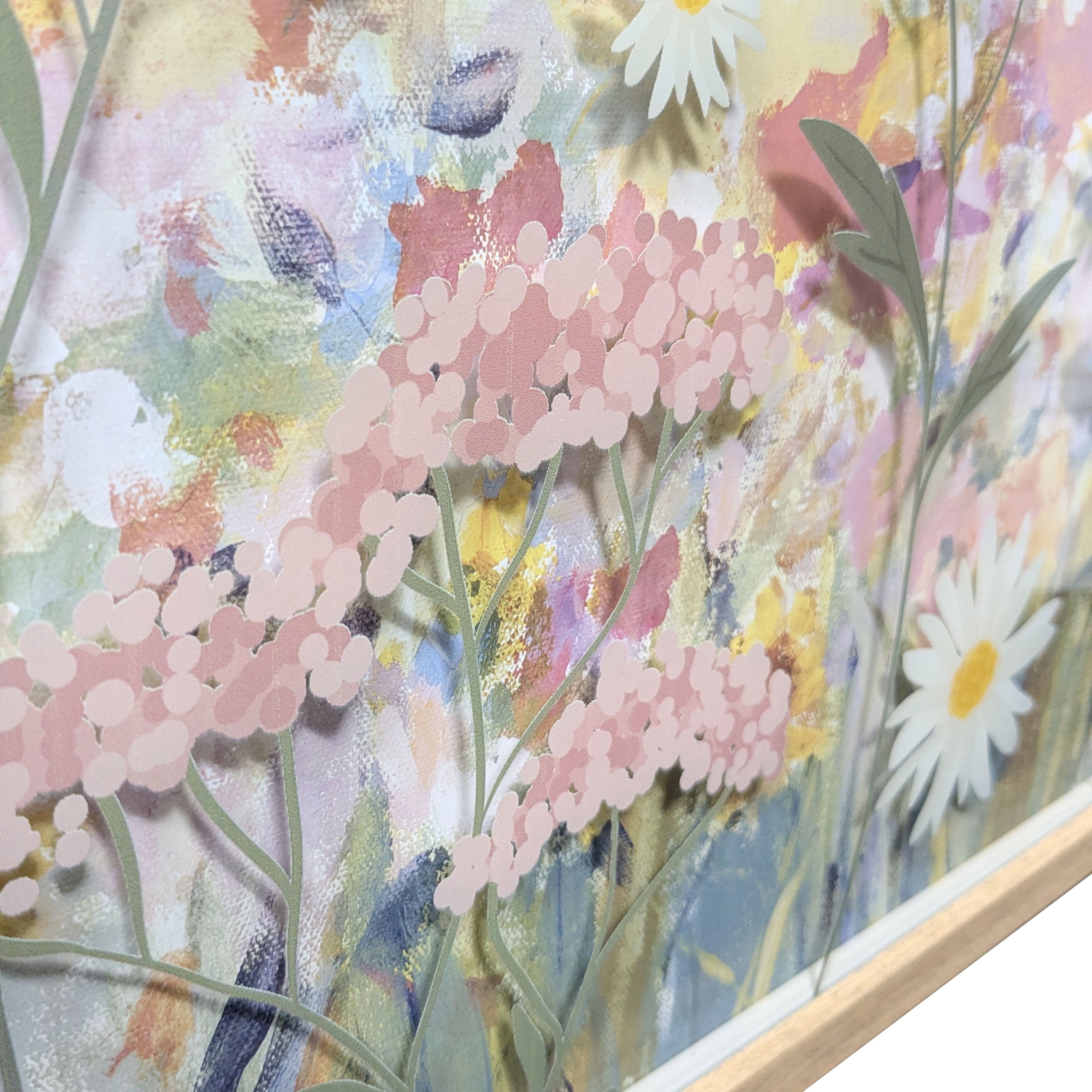 Bradley & Ballard 16X20 "Wildflower" Glass Wall Art