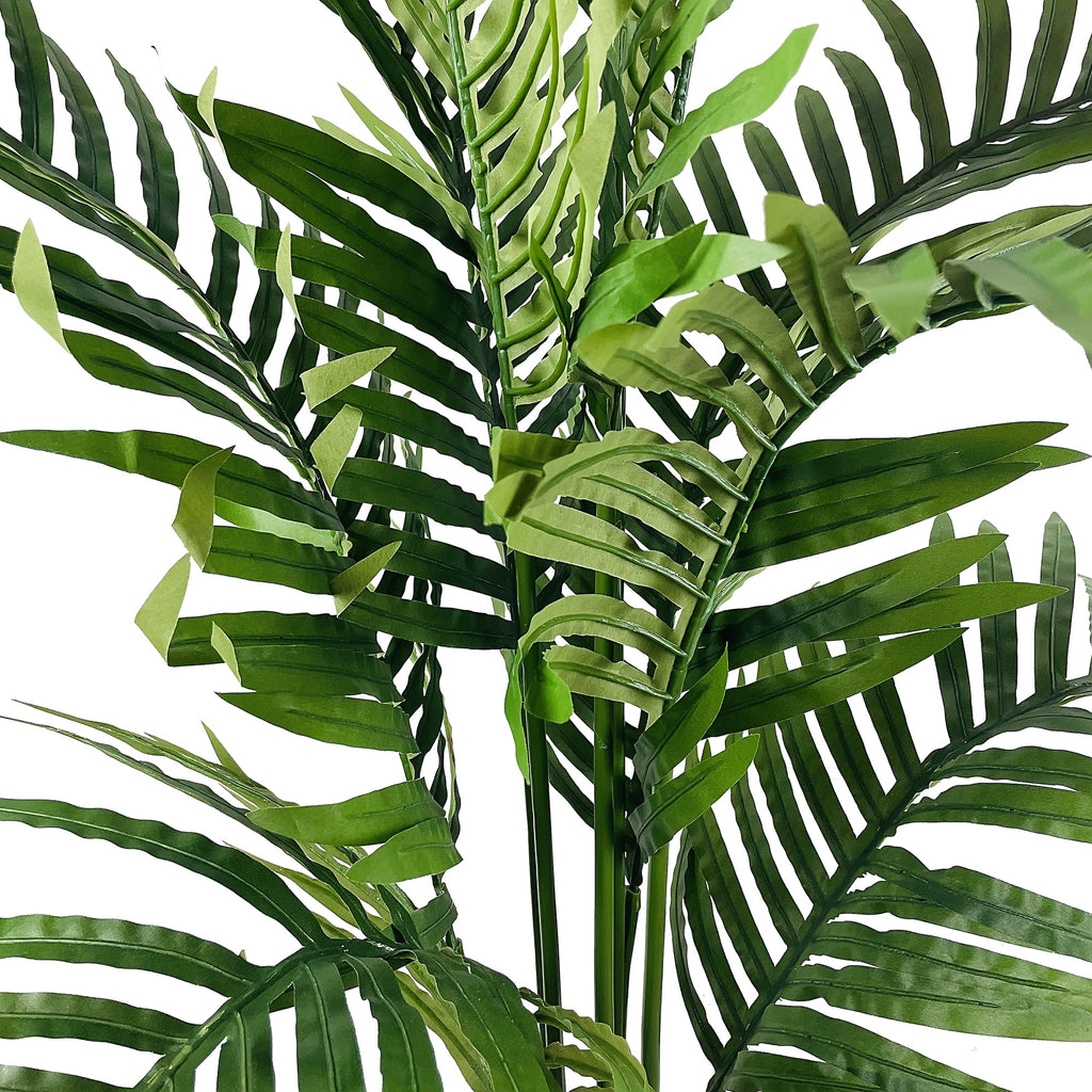 Mainstays Artificial Tree, Palm Tree, 6 ft, Round Metal Container