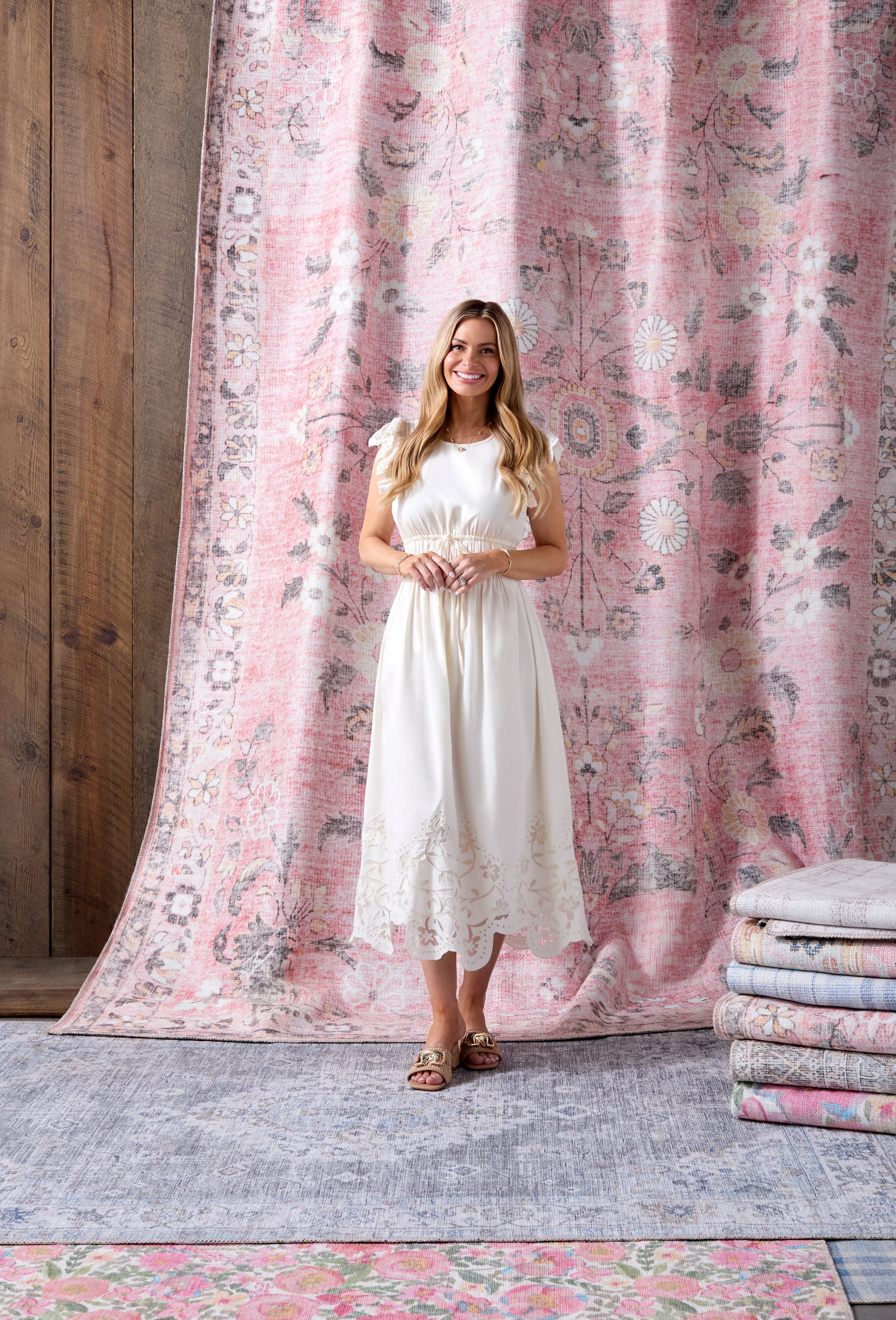 My Texas House Lucy Traditional Indoor Washable 9' x 12' Area Rug