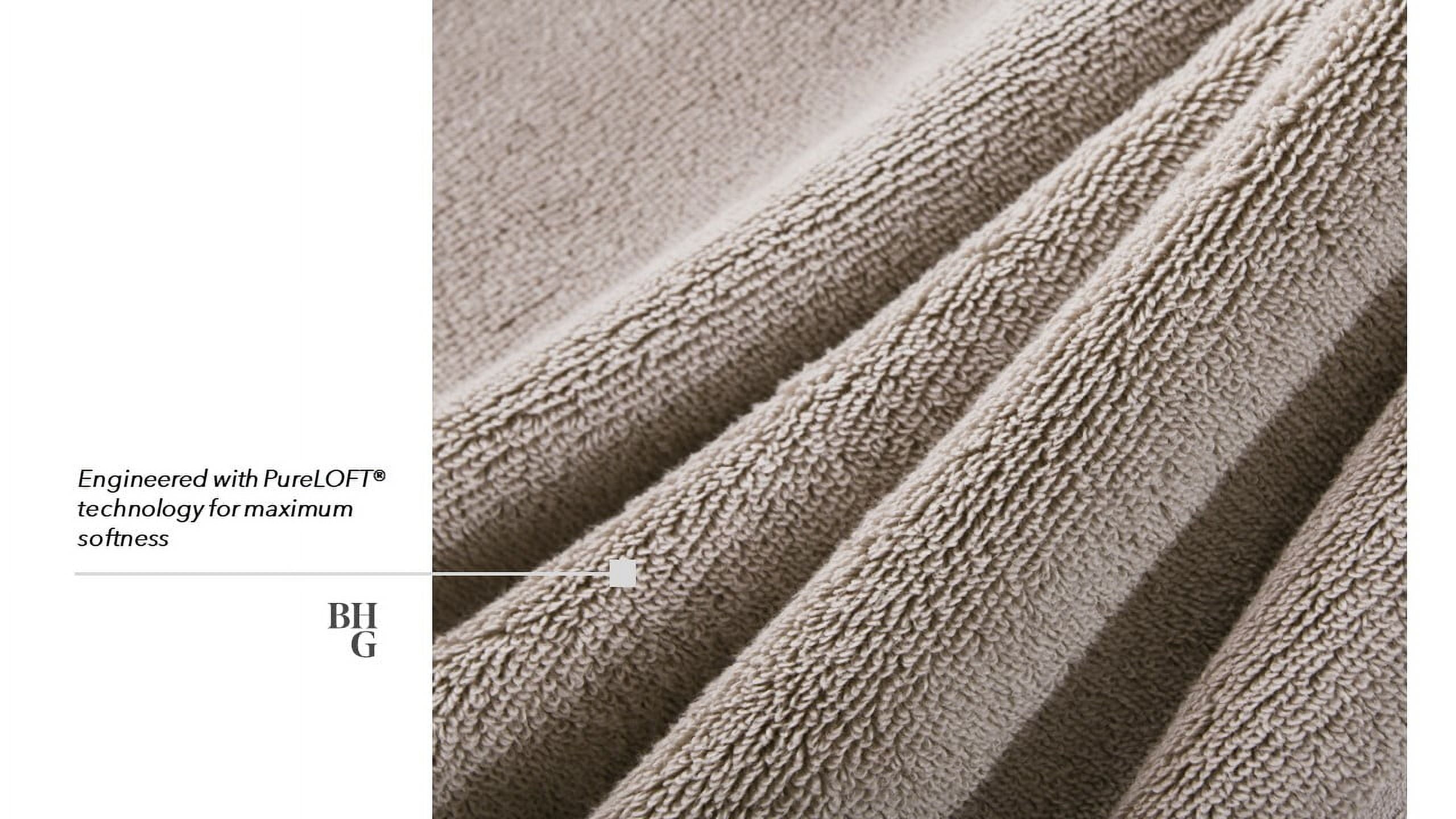 Better Homes & Gardens Signature Soft Solid Cotton 6 Piece Bath Towel Set,Green River