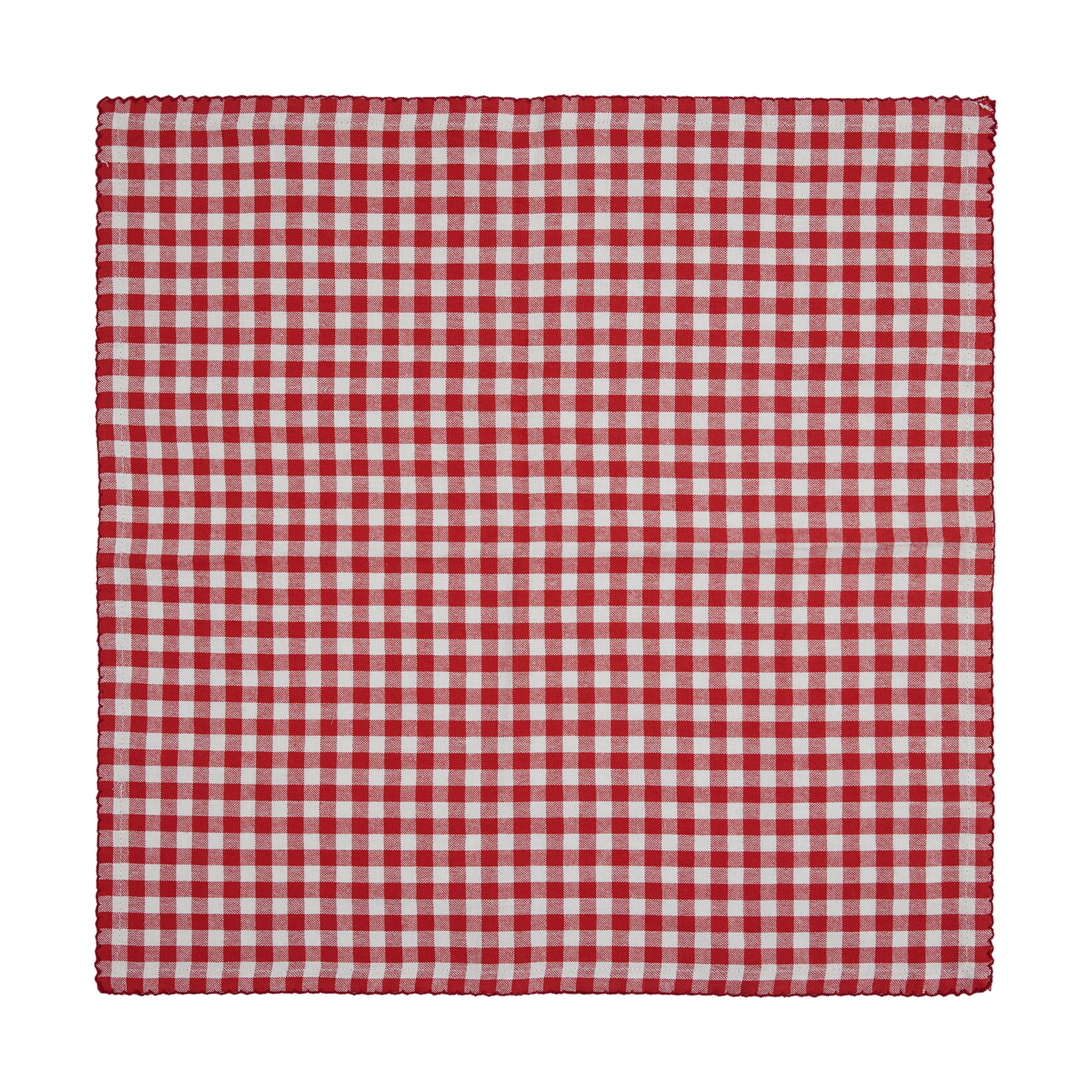 The Pioneer Woman 100% Cotton Fabric Napkin Set, Multicolor Gingham, 20"W x 20"L, Set of 4