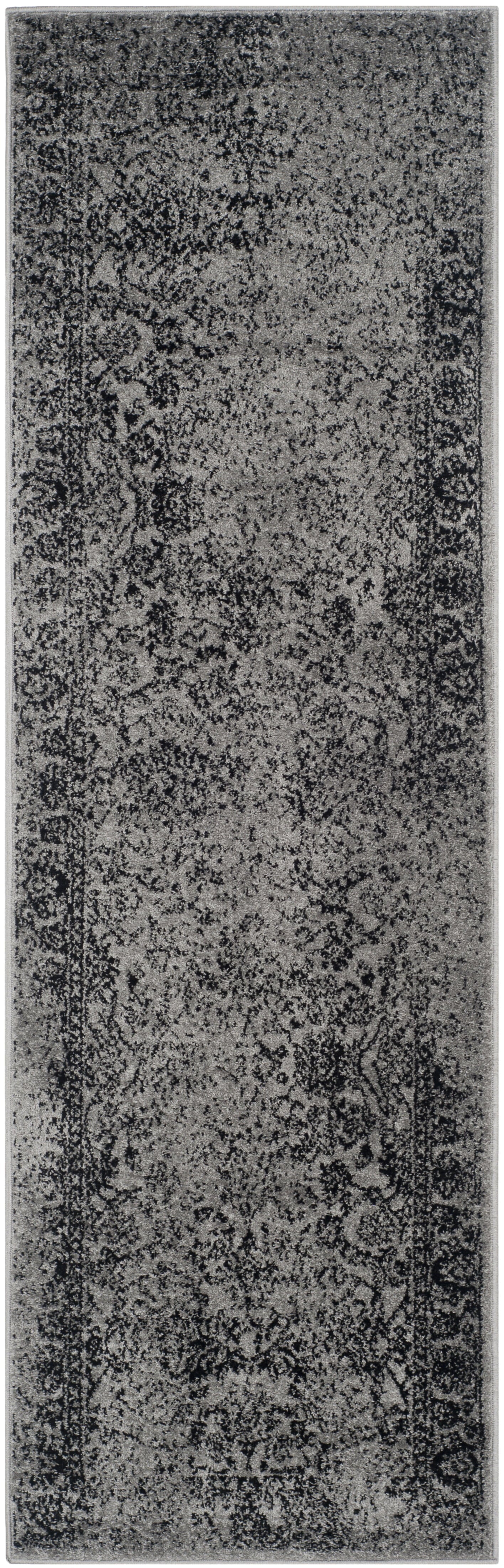 SAFAVIEH Adirondack Wyatt Traditional Distressed Area Rug, Grey/Blue, 8' x 10'