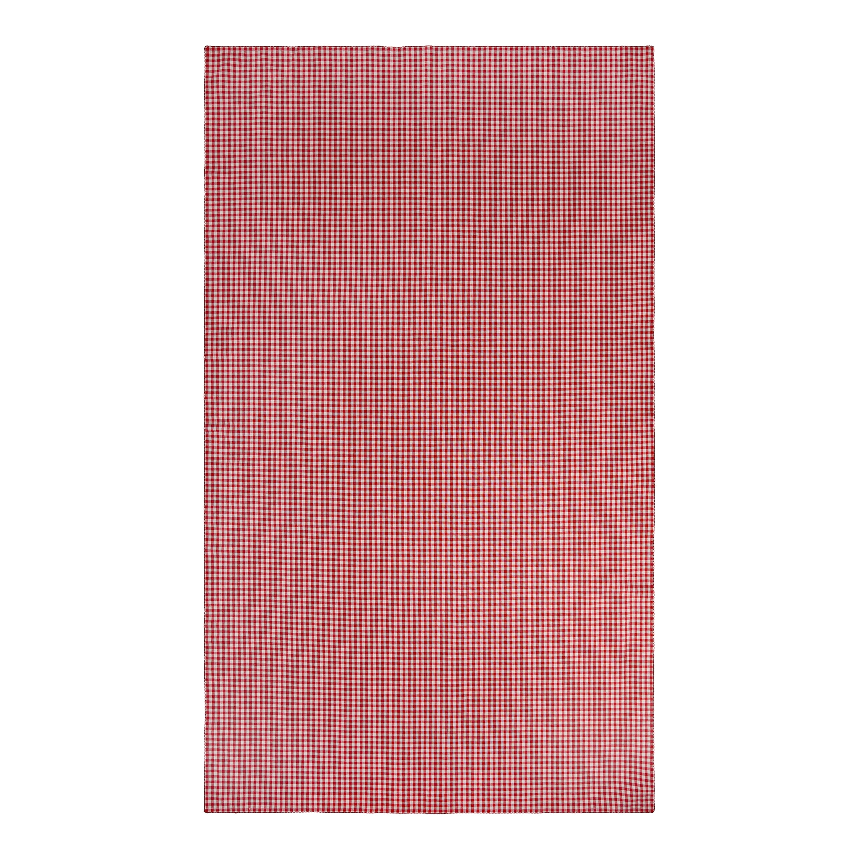The Pioneer Woman 100% Cotton Fabric Tablecloth, Red Gingham, 60"W x 102"L
