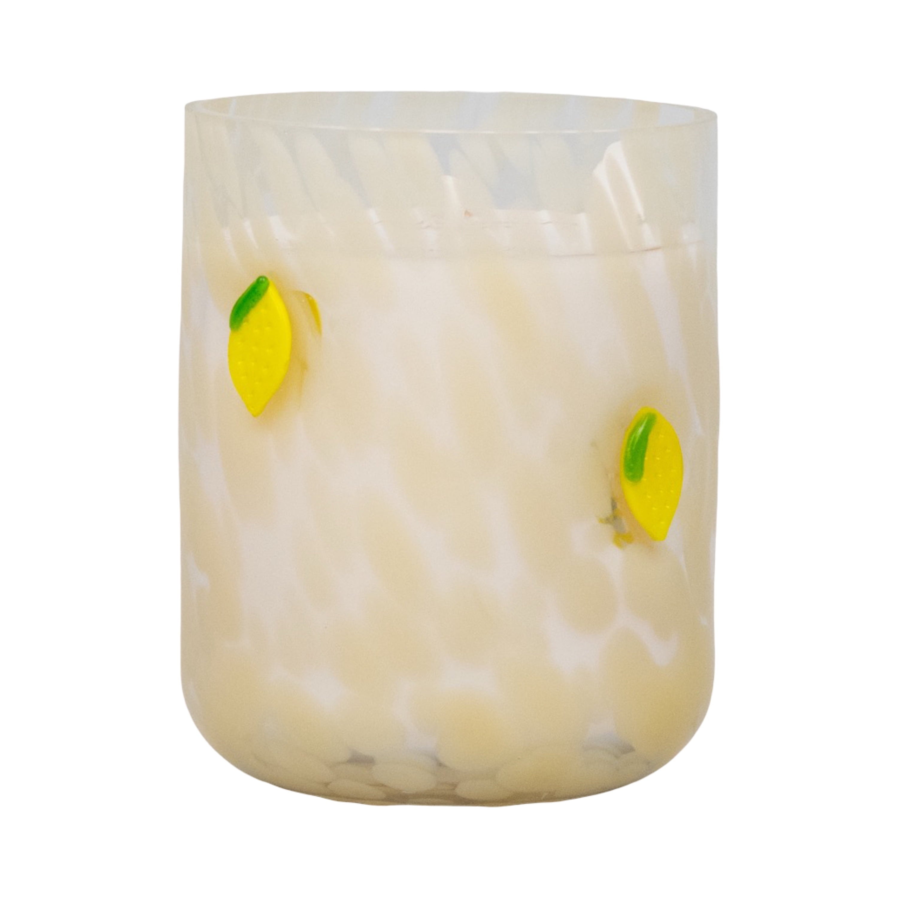 Mainstays 1-Wick Art Glass Scented Jar Candle, Sweet Sugared Lemon, 8.5 oz.